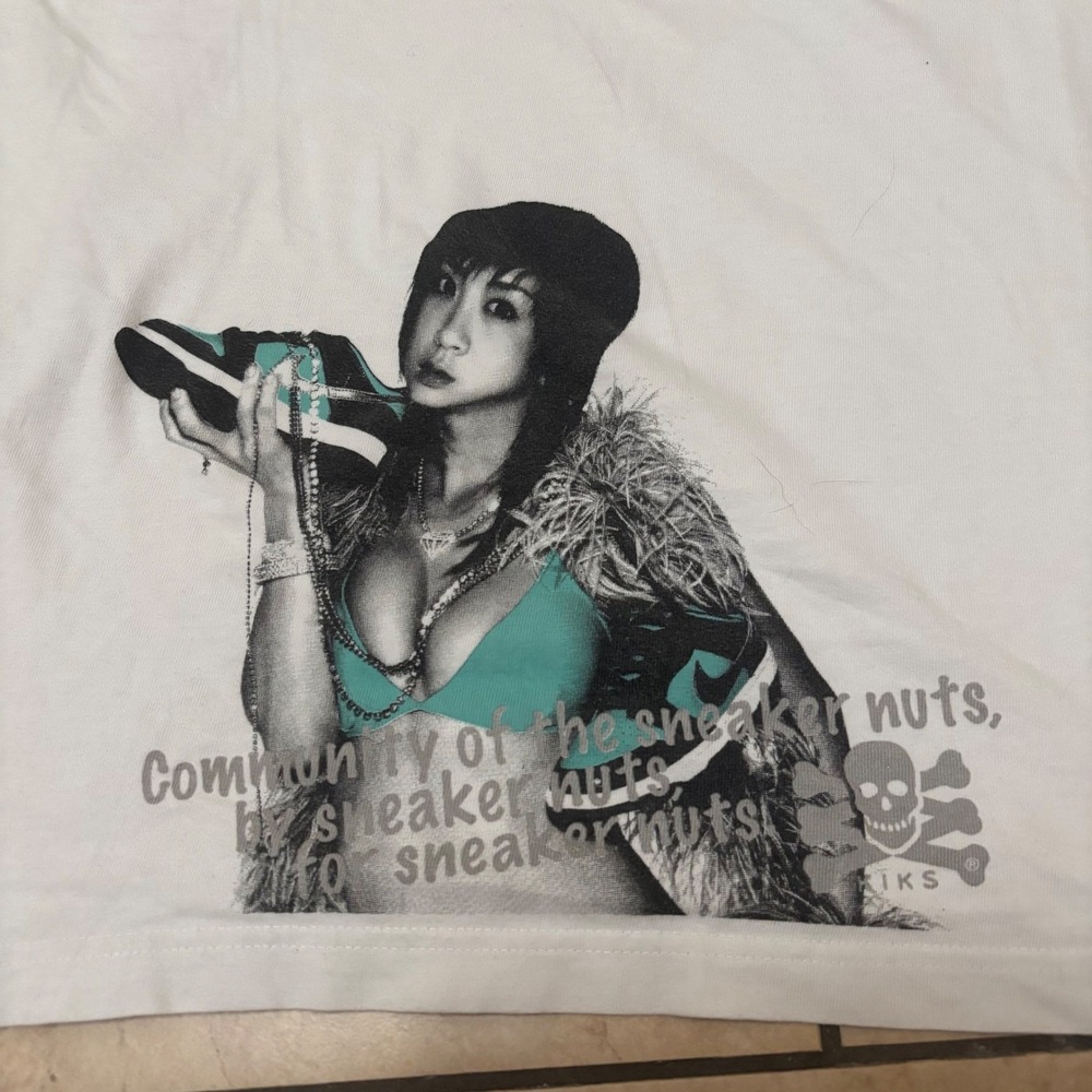 Kiks Tyo Tiffany Dunk Graphic T-Shirt Mens XL White Short Sleeve Streetwear